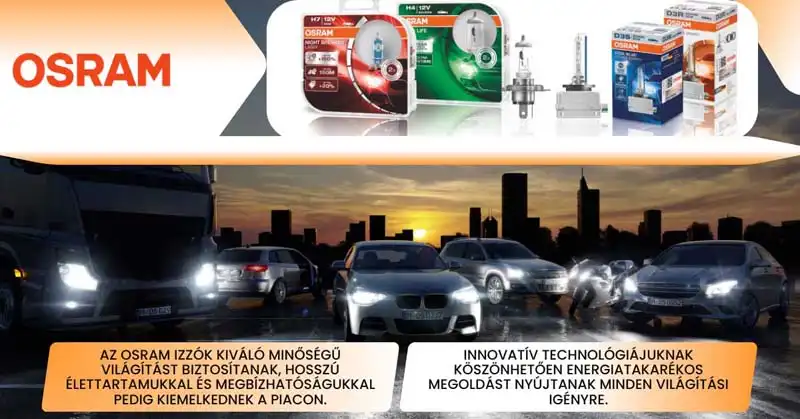 Az OSRAM izzók innovatív technológiájuknak köszönhetően energiatakarékos megoldást nyújtanak minden világítási igényre.