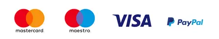 Elfogadott bankkártyák: Visa, Mastercard, PayPal