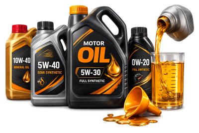 Keresd meg a neked megfelelő motorolajat vagy kenőanyagot a kívánt típus és viszkozitás alapján.