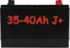 35-40Ah J+ - Európai típus