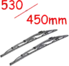530/450mm - Ablaktörlő lapát