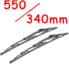550/340mm - Ablaktörlő lapát