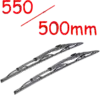 550/500mm - Ablaktörlő lapát