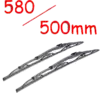 580/500mm - Ablaktörlő lapát