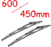 600/450mm - Ablaktörlő lapát
