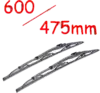 600/475mm - Ablaktörlő lapát