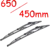 650/450mm - Ablaktörlő lapát