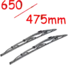 650/475mm - Ablaktörlő lapát