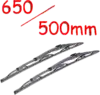 650/500mm - Ablaktörlő lapát