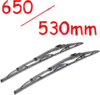 650/530mm - Ablaktörlő lapát