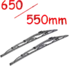 650/550mm - Ablaktörlő lapát