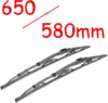 650/580mm - Ablaktörlő lapát