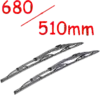 680/510mm - Ablaktörlő lapát