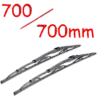 700/700mm - Ablaktörlő lapát