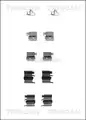 Tartozékkészlet, Tárcsafékbetét - Triscan
