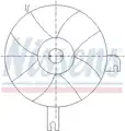 Ventillátor Motor - Nissens