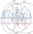 Ventillátor Motor - Nissens