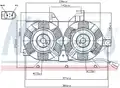 Ventillátor Motor - Nissens
