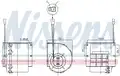 Ventilátor, utastér - Nissens