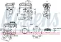 ZAWÓR EGR NISSAN 2,5DCI NAVARA - Nissens