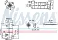 Hűtő, kipufogógáz-visszavezetés - Nissens