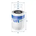 UFI olajszűrő - UFI