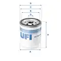 UFI olajszűrő - UFI