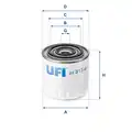 UFI olajszűrő - UFI