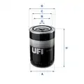 UFI olajszűrő - UFI