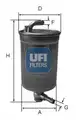 UFI üzemanyagszűrő - UFI