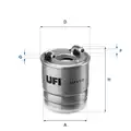 Üzemanyagszűrő dízel - UFI