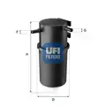 Üzemanyagszűrő - UFI