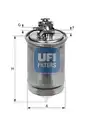 UFI üzemanyagszűrő - UFI