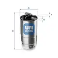 UFI üzemanyagszűrő - UFI