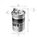 UFI üzemanyag szűrő - UFI