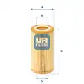 UFI olajszűrő - UFI