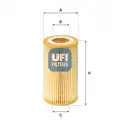 UFI olajszűrő - UFI
