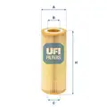 UFI olajszűrő - UFI