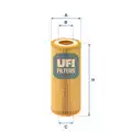 UFI olajszűrő - UFI