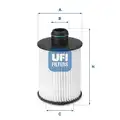 UFI olajszűrő - UFI