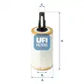 Olajszűrő betét - UFI