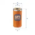 UFI olajszűrő - UFI