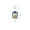 UFI olajszűrő - UFI