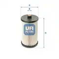 UFI üzemanyagszűrő - UFI