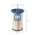 UFI üzemanyagszűrő - UFI