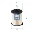 Üzemanyagszűrő dízel - UFI