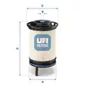 Üzemanyagszűrő - UFI