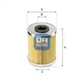 UFI üzemanyagszűrő - UFI