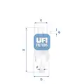 UFI üzemanyagszűrő - UFI