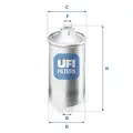 UFI üzemanyagszűrő - UFI